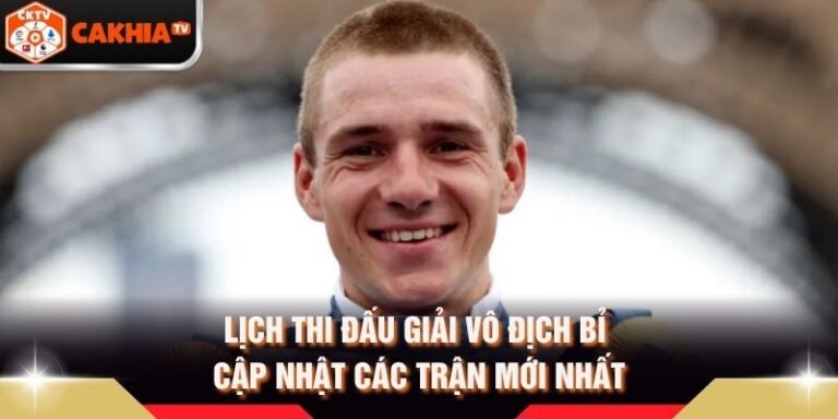 Lịch Thi Đấu Giải Vô Địch Bỉ - Cập Nhật Các Trận Mới Nhất